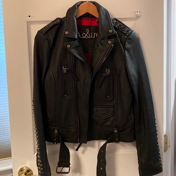 BODA SKINS Jackets & Coats Boda Skins Studded Leather Jacket Poshmark
